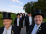 Jubiläumsschützenfest 2023 - Königin abholen und Fahnenschlag